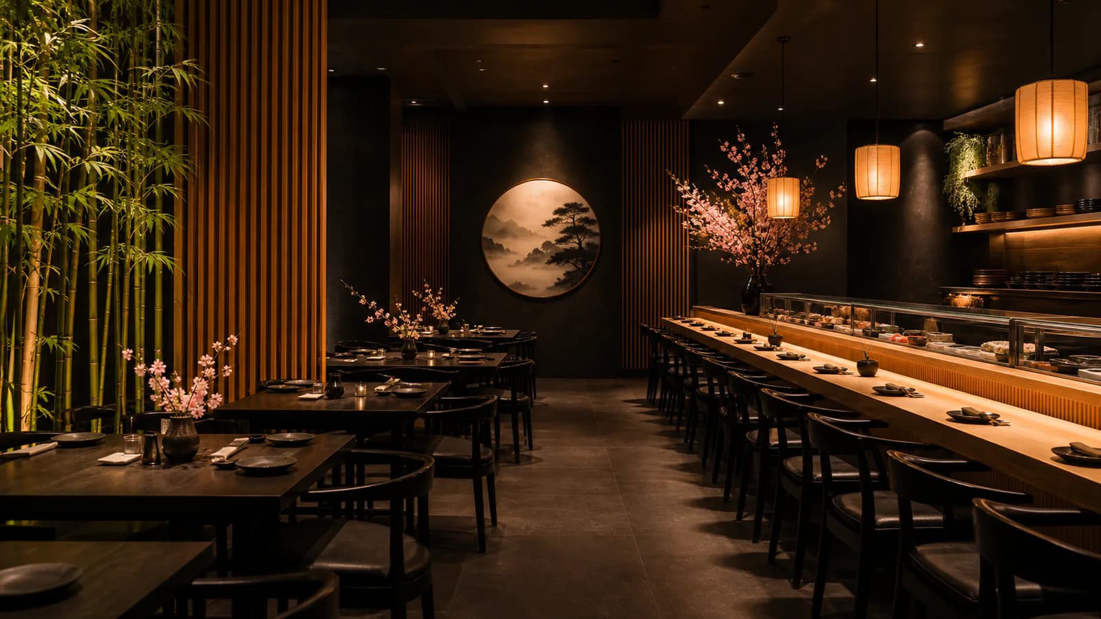 Stemning i restauranten
