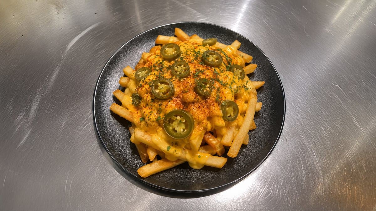 Spicy Cheese Pommes Frites