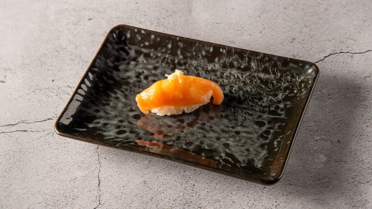 Nigiri laks hvidløg
