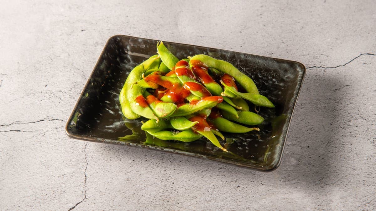 Spicy Edamame (V)