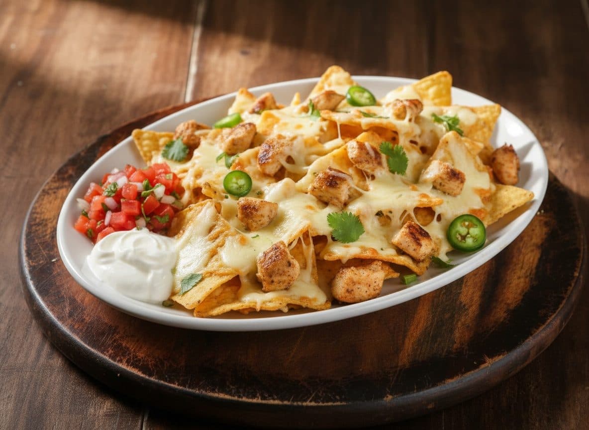 Nachos med kylling