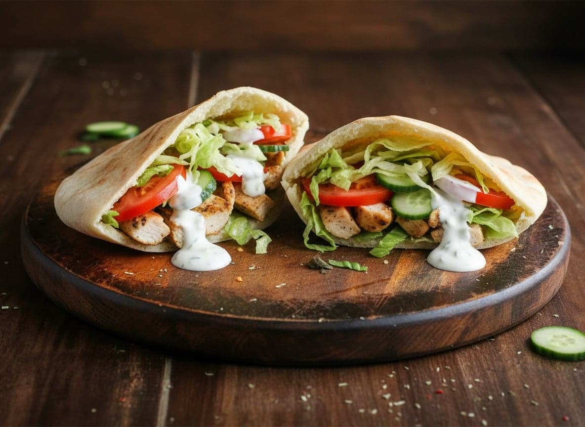 Pita med kylling