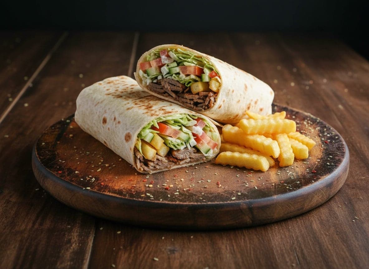 Rulle kebab & pommes