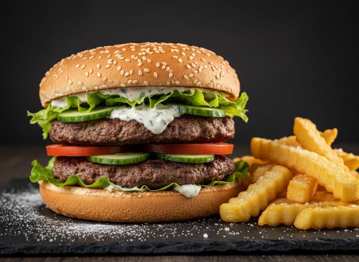 Alm. jumboburger
