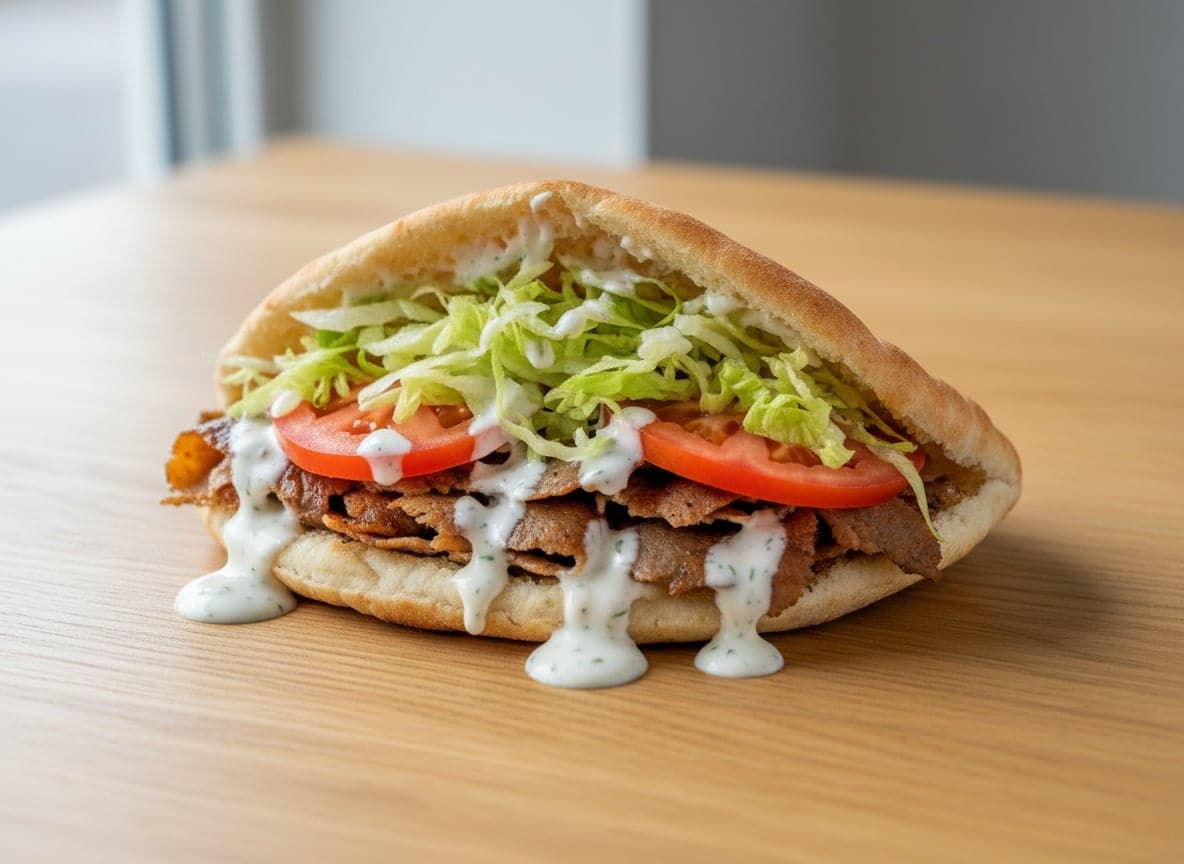 Pita med kebab