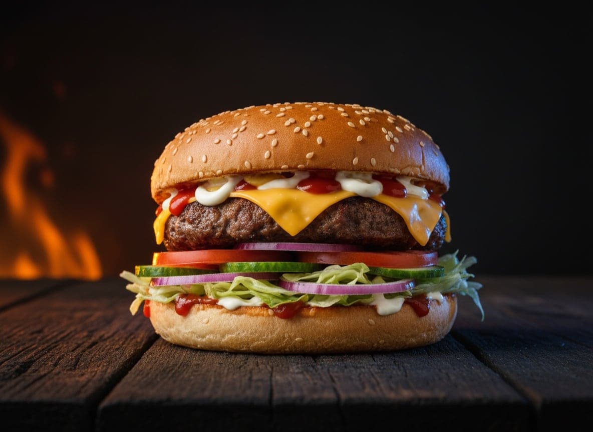 Cheeseburger (200 g)
