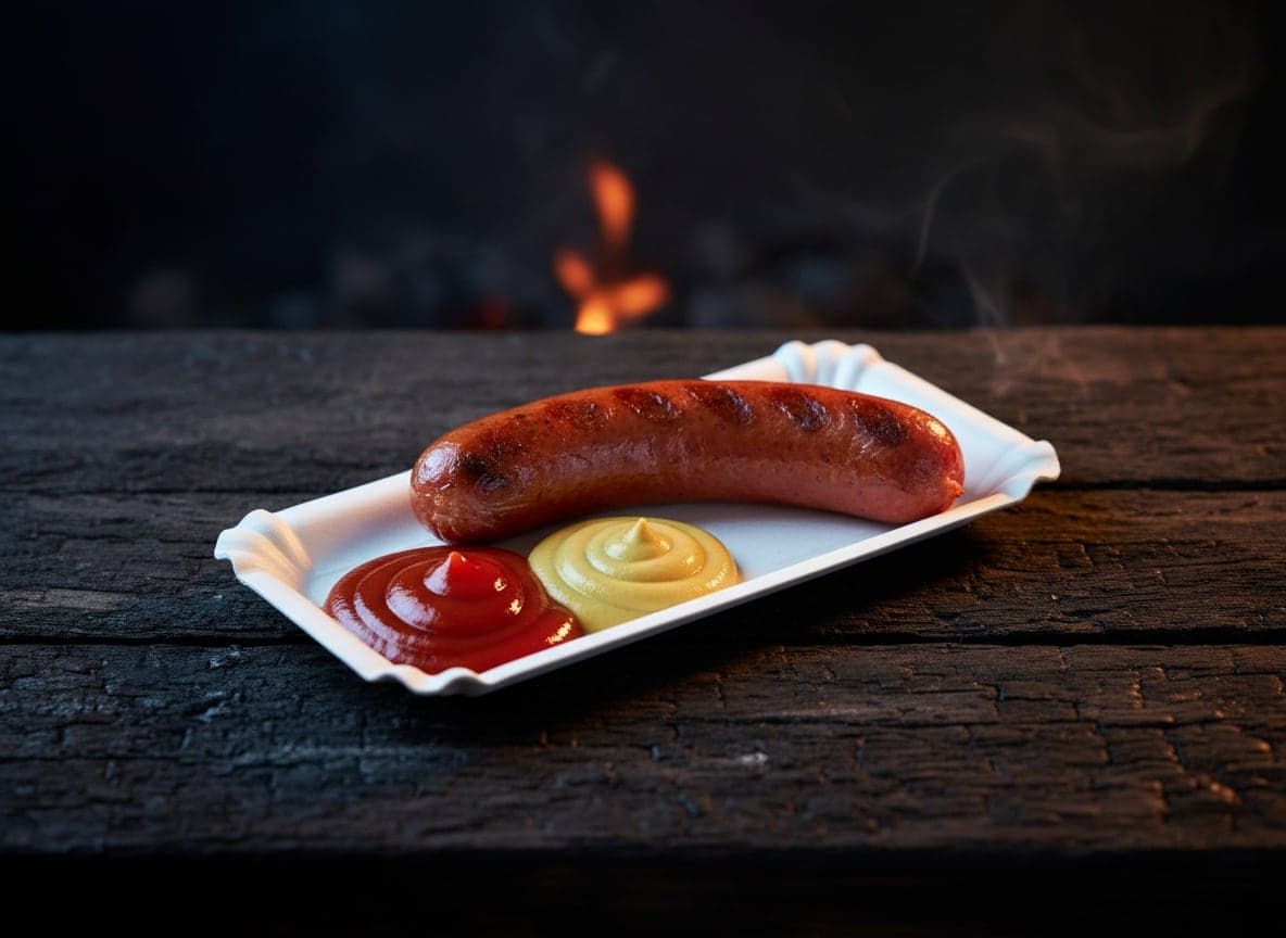 Ristet pølse