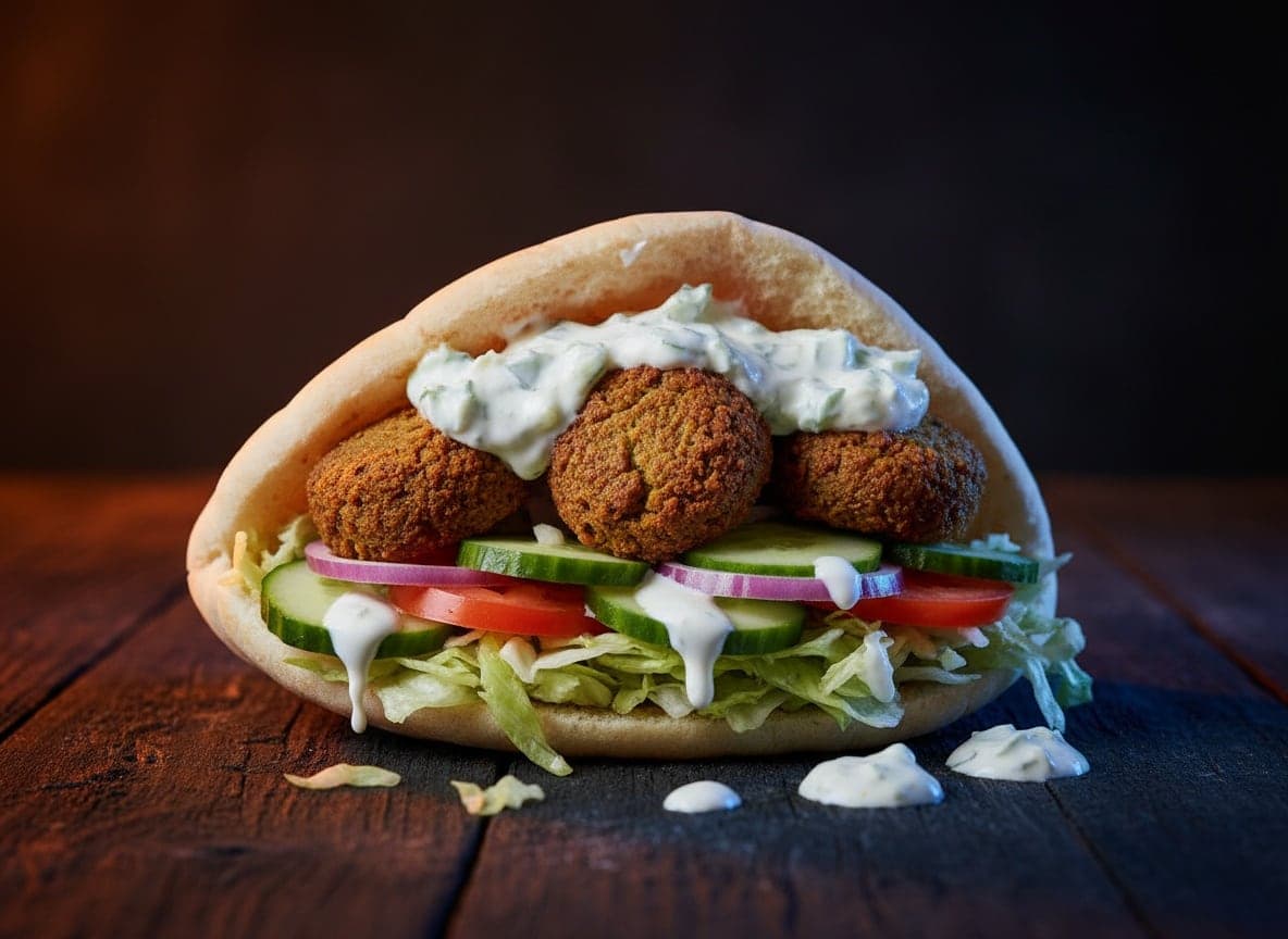 Pita falafel