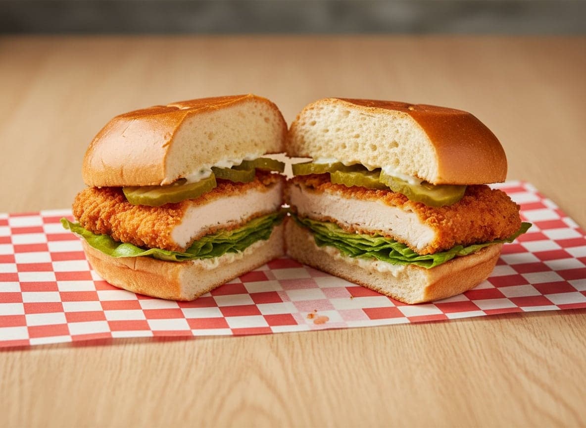 Crispy burger