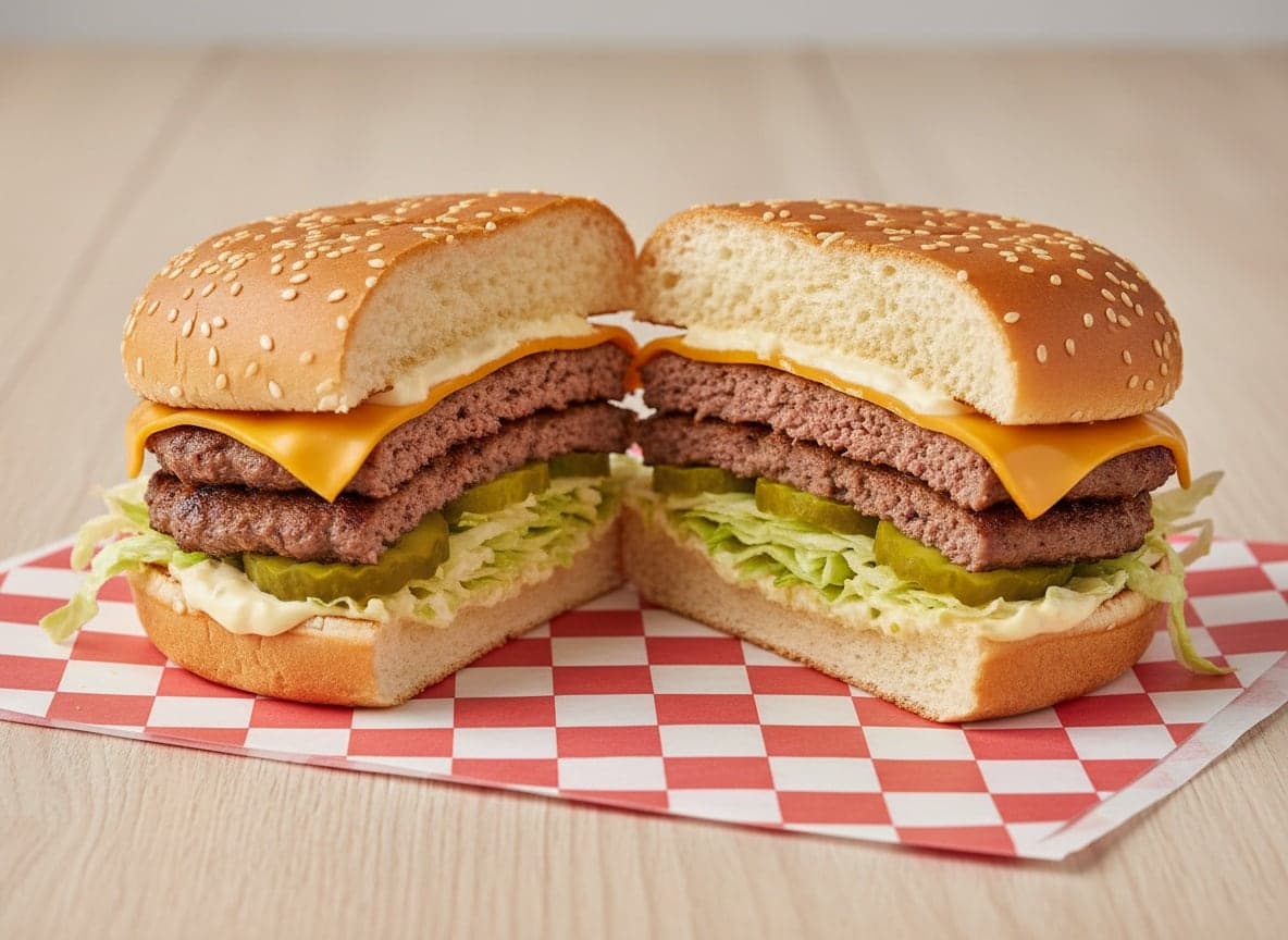 Dobbelt cheeseburger