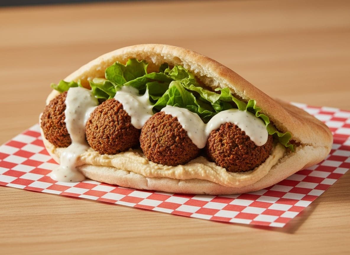 Pita falafel
