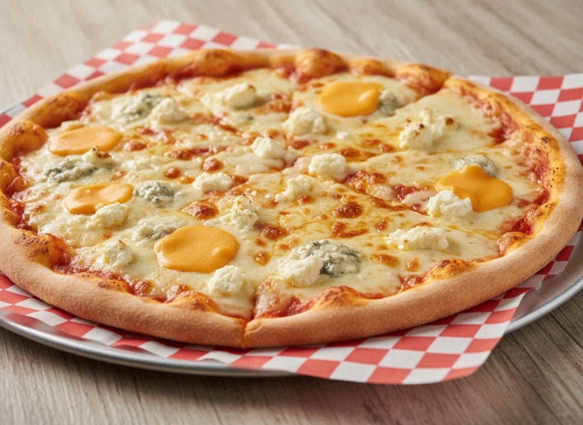 Cheesy pizza