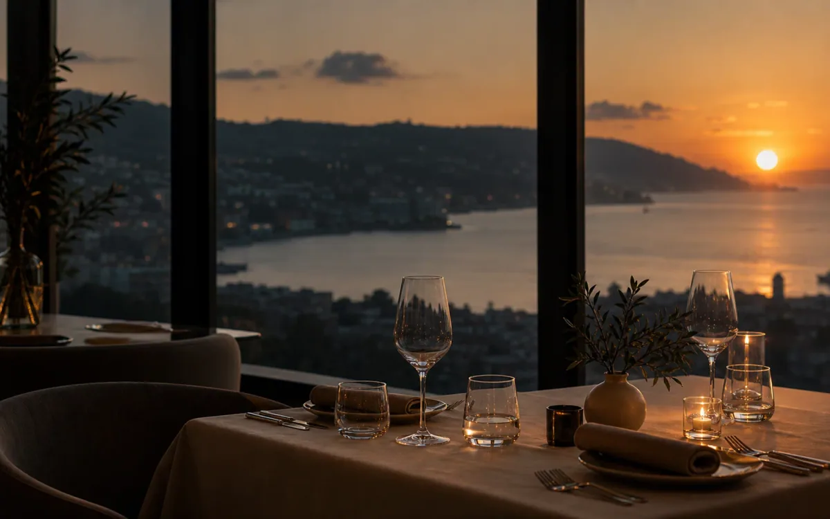 Miras Fine Dining — لقطة شاشة للصفحة الرئيسية