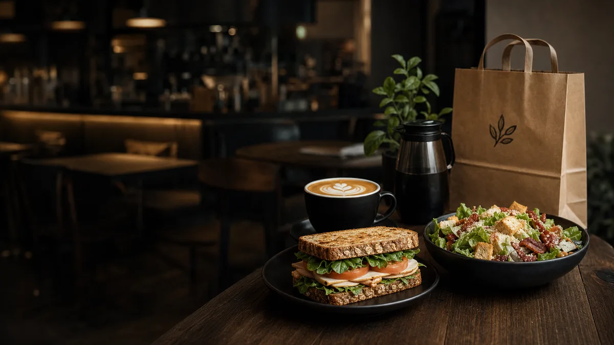 Café Nordic — لقطة شاشة للصفحة الرئيسية